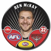 Essendon Bombers 2026 Player Pin Badge - MCKAY