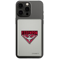 Essendon Bombers AFL Magnetic Wireless Power Bank
