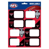 Essendon Bombers School Book Labels