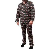 Essendon Bombers Mens Flannelette PJ Set