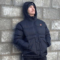 Essendon Bombers Mens Hooded Puffa Jacket