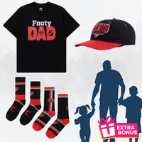 Essendon Bombers Dad Shirt/Socks/Cap Pack