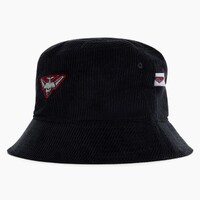 Essendon Bombers Adults Corduroy Bucket Hat