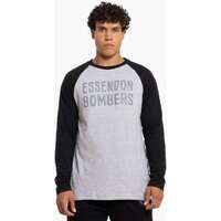 Image of Essendon Bombers Mens Raglan Cuffed PJ Set