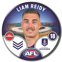 Fremantle Dockers 2025 Player Pin Badge - REIDY