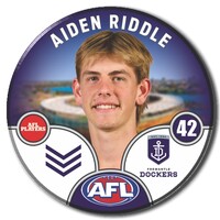 Fremantle Dockers 2025 Player Pin Badge - RIDDLE