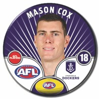 Fremantle Dockers 2026 Player Pin Badge - COX, M