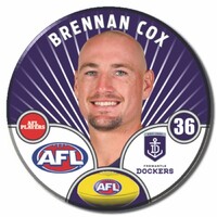 Fremantle Dockers 2026 Player Pin Badge - COX