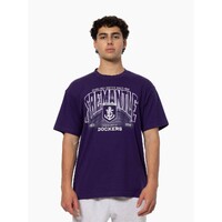 Fremantle Dockers Mens Wordmark Tee