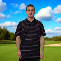 Fremantle Dockers Mens Striped Polo