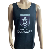 Fremantle Dockers Mens Retro Logo Singlet