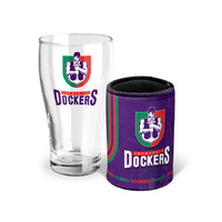 Image of Fremantle Dockers Pint Glass and Can Cooler Gift Pack