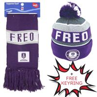 Fremantle Dockers Beanie & Scarf Combo