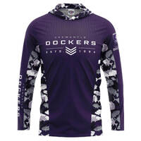 Fremantle Dockers Adults Hooded Fishing Shirt