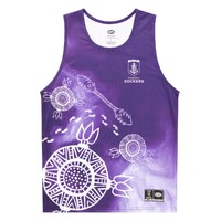 Fremantle Dockers Indigenous Mens Training Singlet
