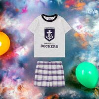 Fremantle Dockers Toddlers Check PJ Set