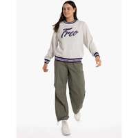 Fremantle Dockers Womens Script Crew Top