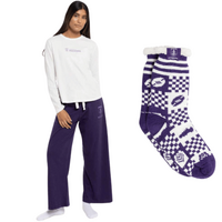 Fremantle Dockers Womens PJs & Bed Sock Set