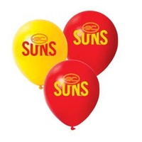 Gold Coast Suns Printed Balloons