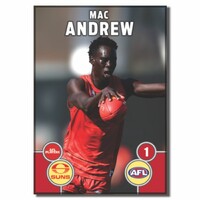 Gold Coast Suns 2026 Player Action Magnet - ANDREW