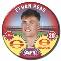 Gold Coast Suns 2025 Player Pin Badge - READ