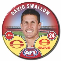 Gold Coast Suns 2025 Player Pin Badge - SWALLOW