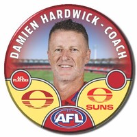 Gold Coast Suns 2025 Coach Pin Badge - HARDWICK