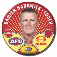 Gold Coast Suns 2026 Coach Pin Badge - HARDWICK