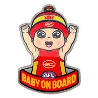Gold Coast Suns Baby on Board Decal