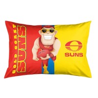 Gold Coast Suns Mascot Pillow Case