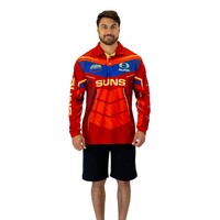 Gold Coast Suns Cyber Adults Fishing Shirt