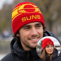 Gold Coast Suns Transform Reversible Beanie