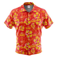 Gold Coast Suns Hibiscus Hawaiian Shirt
