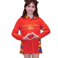 Gold Coast Suns Youths Reef Runner Collared Fishing Shirt