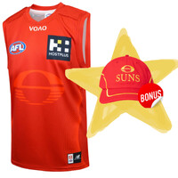 Gold Coast Suns New Balance Adults Home Guernsey + Free Cap