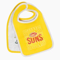 Image of Gold Coast Suns Baby 2-Pack Bibs