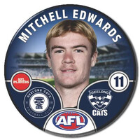 Geelong Cats 2025 Player Pin Badge - EDWARDS