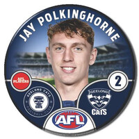 Geelong Cats 2025 Player Pin Badge - POLKINGHORNE