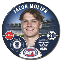 Geelong Cats 2025 Player Pin Badge - MOLIER