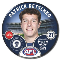 Geelong Cats 2025 Player Pin Badge - RETSCHKO