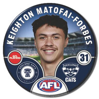 Geelong Cats 2025 Player Pin Badge - MATOFAI-FORBES