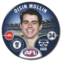 Geelong Cats 2025 Player Pin Badge - MULLIN