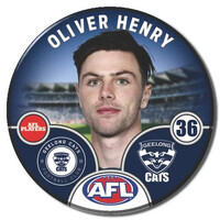 Geelong Cats 2025 Player Pin Badge - HENRY O