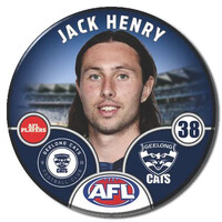 Geelong Cats 2025 Player Pin Badge - HENRY J