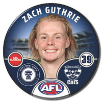 Geelong Cats 2025 Player Pin Badge - GUTHRIE Z