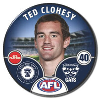 Geelong Cats 2025 Player Pin Badge - CLOHESY