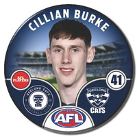 Geelong Cats 2025 Player Pin Badge - BURKE