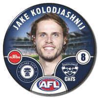 Geelong Cats 2025 Player Pin Badge - KOLODJASHNIJ