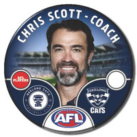 Geelong Cats 2025 Coach Pin Badge - C.SCOTT