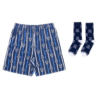 Image of Geelong Cats Boxer Shorts & Socks Gift Pack
